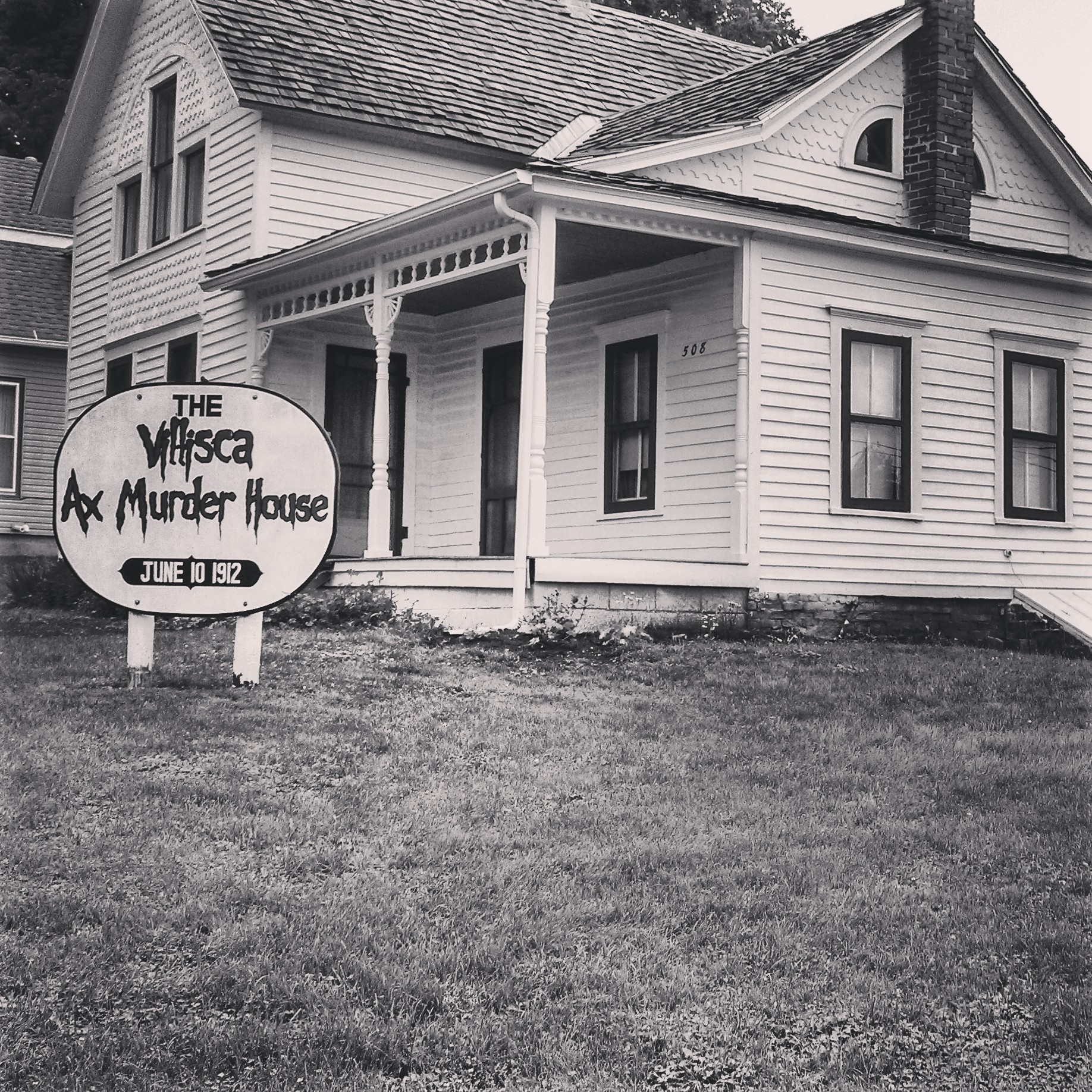 Casa Moore de Villisca, una fotografía real tomada en 2014